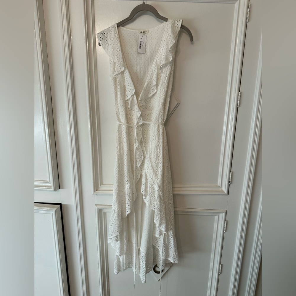 NWT White Eyelet Dress- In Loom